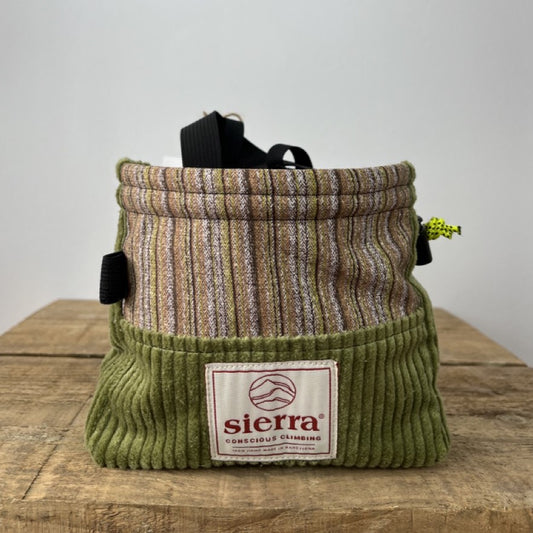 Sierra Cube Green Moss Chalk Bag