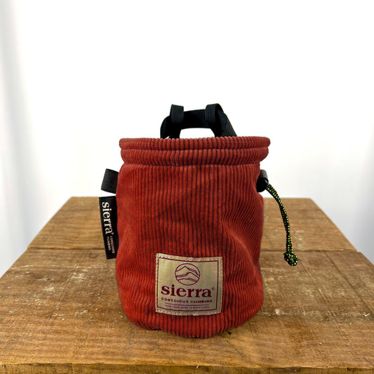 Sierra Corduroy Navajo Red Chalk Bag