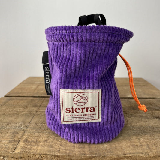 Sierra Contrast Purple Orange Chalk Bag