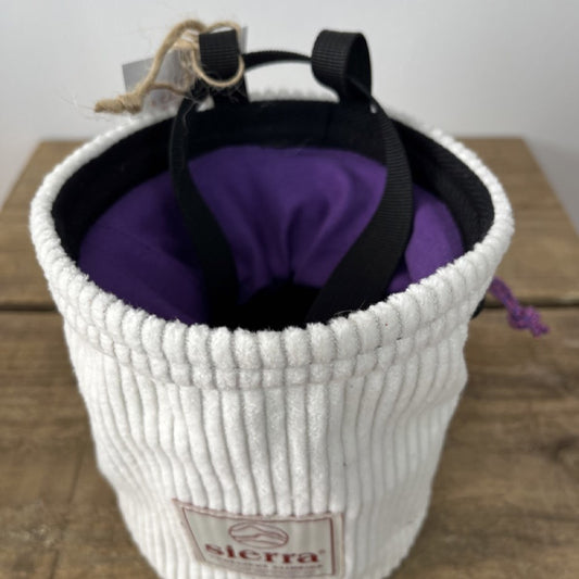Sierra Contrast Purple Bone Chalk Bag