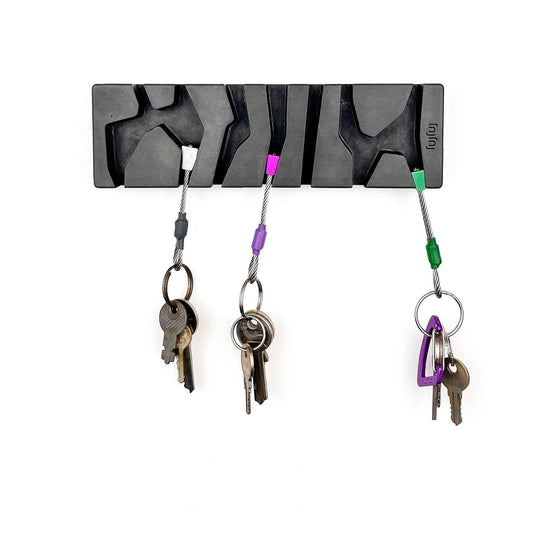 Dark Concrete Key Holder