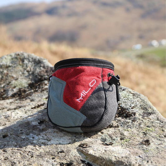 Milo Attai Chalk Bag | Blue Patchwork